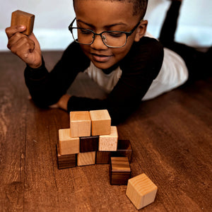 Wooden Toy | Block Set - The Rooted Baby Co.