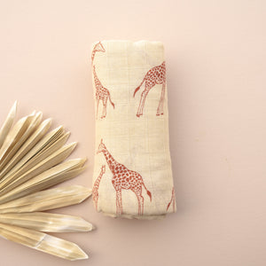 Swaddle // Giraffes - The Rooted Baby Co.
